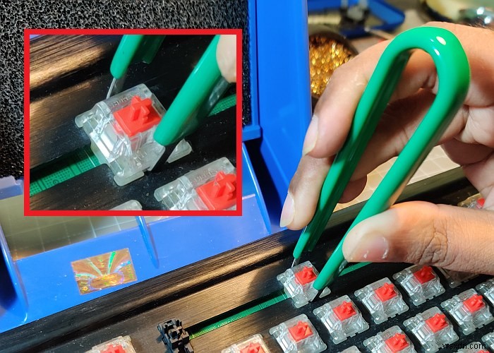 DIY修理ガイド:メカニカルキーボードのスイッチ交換は思ったより簡単!