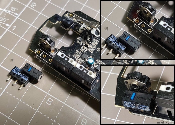故障したゲーミングマウスのマイクロスイッチ交換ガイド|はんだ付けの手順を画像付きで徹底解説