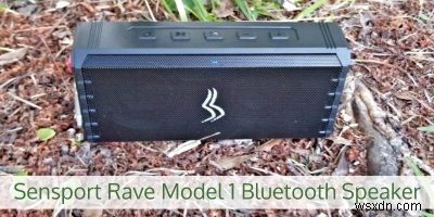 Sensport「Rave Model 1」Bluetoothスピーカー実機レビュー｜IPX7防水・24時間再生でアウトドアを快適に