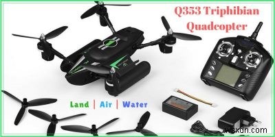 WLtoys Q353 陸・海・空トリプル対応クアッドコプター徹底レビュー｜1台で3役をこなす多用途ドローン