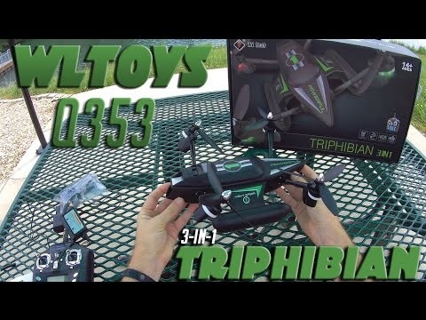 WLtoys Q353 陸・海・空トリプル対応クアッドコプター徹底レビュー｜1台で3役をこなす多用途ドローン