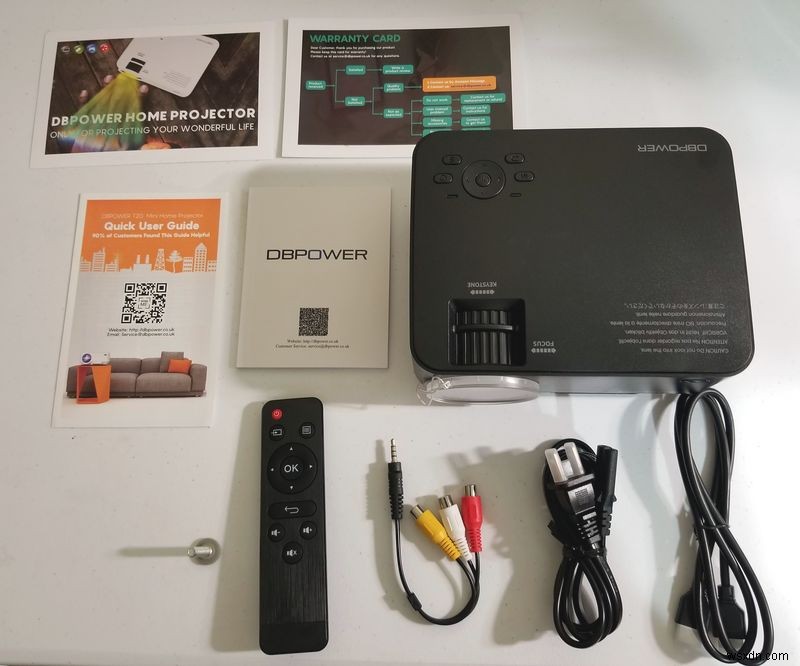 DBPOWER T20 1500ルーメンLCDミニプロジェクター徹底レビュー｜コスパ最強のコンパクト投影機