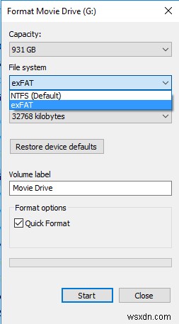 映画を保存するための完璧な外付けハードディスクを準備する方法