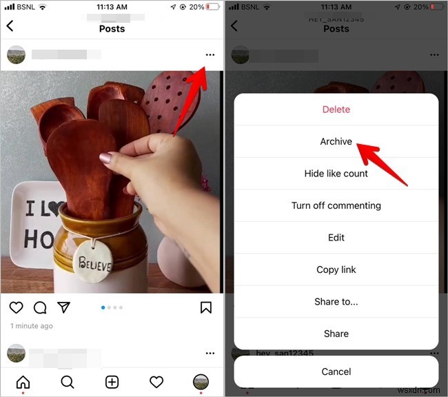 Instagramのカルーセル投稿やストーリーから1枚だけ写真を削除する方法