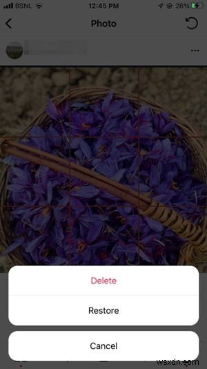 Instagramのカルーセル投稿やストーリーから1枚だけ写真を削除する方法