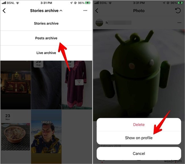 Instagramのカルーセル投稿やストーリーから1枚だけ写真を削除する方法