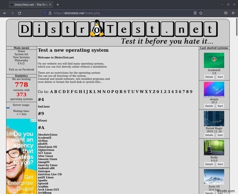 インストール不要!ブラウザだけでさまざまなLinuxディストリビューションをオンラインで試す方法