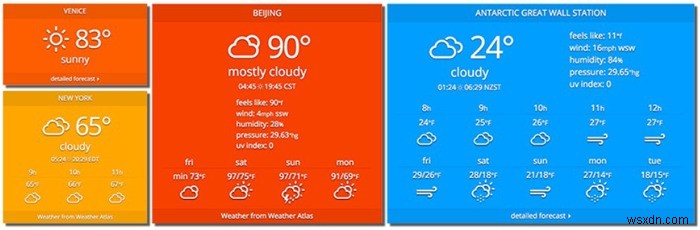 ウェブサイトに最適な天気ウィジェット6選【WordPress対応・無料あり】