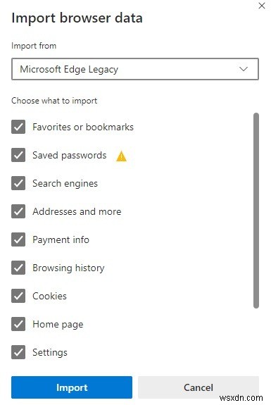 Microsoft Edgeでお気に入り(ブックマーク)をインポート・エクスポートする完全ガイド