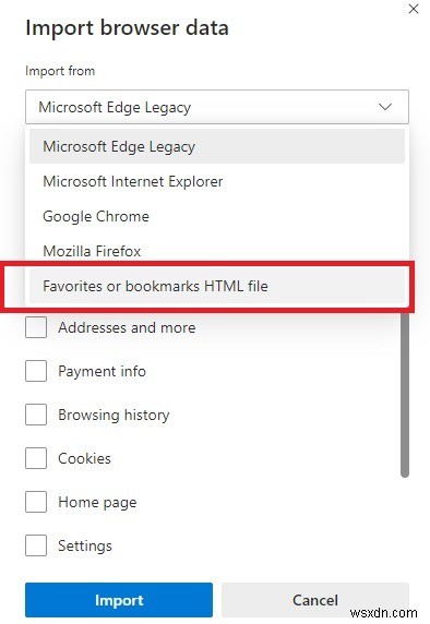 Microsoft Edgeでお気に入り(ブックマーク)をインポート・エクスポートする完全ガイド