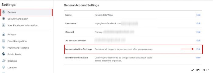 Facebookのレガシー連絡先を設定してアカウントをメモリアル化する方法