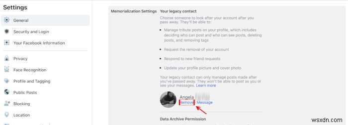 Facebookのレガシー連絡先を設定してアカウントをメモリアル化する方法