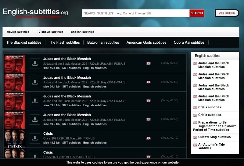 映画やテレビ番組の字幕をダウンロードできるおすすめサイト12選
