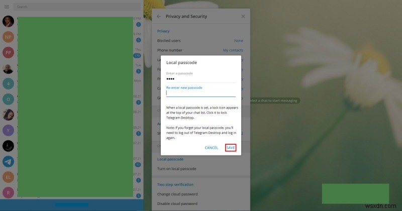 Telegramでパスコードロックを設定する方法(Android/iPhone/PC対応)