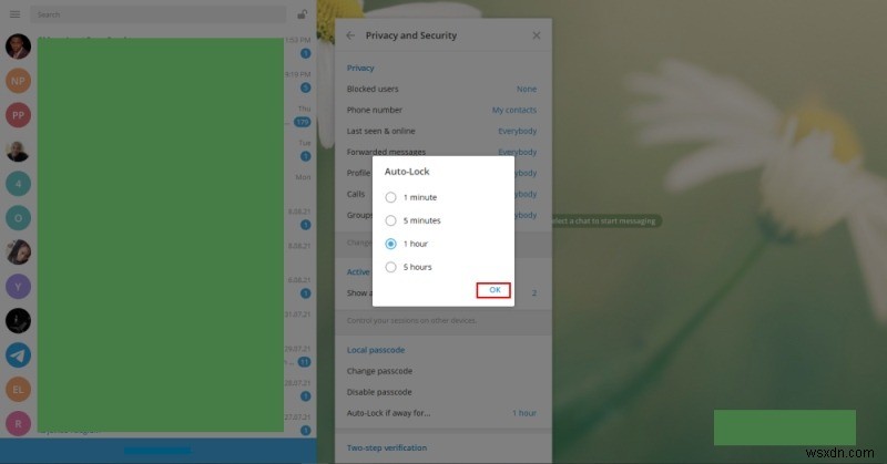 Telegramでパスコードロックを設定する方法(Android/iPhone/PC対応)