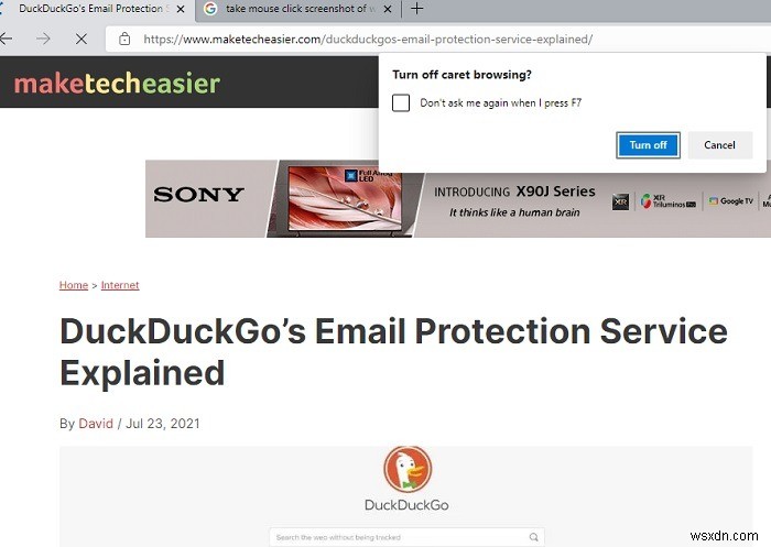 キャレットブラウジングとは？Chrome・Edge・Firefoxで有効にする方法