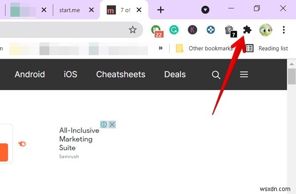 Google Chromeのツールバーに拡張機能を固定（ピン留め）する方法