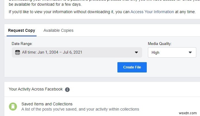 Facebookのチャット履歴をダウンロードして保存する方法