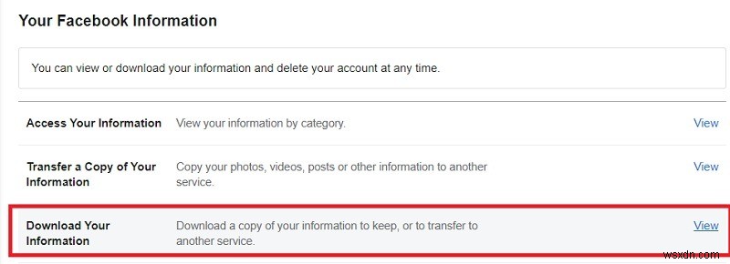 Facebookのチャット履歴をダウンロードして保存する方法