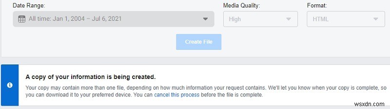 Facebookのチャット履歴をダウンロードして保存する方法