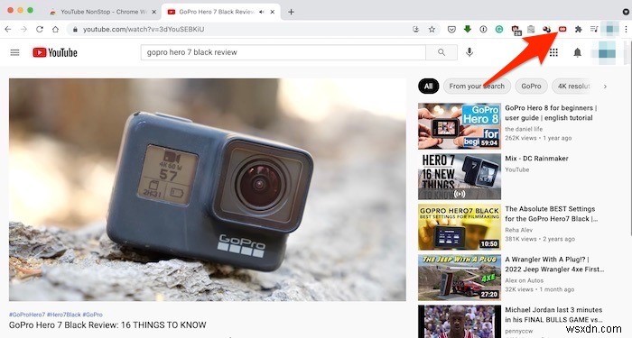 YouTubeの「動画が一時停止されました。視聴を続けますか?」ポップアップを無効にする方法
