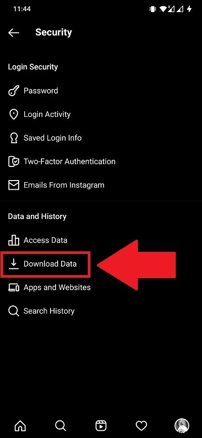 Instagramで自分の過去のコメントをすべて確認する2つの方法