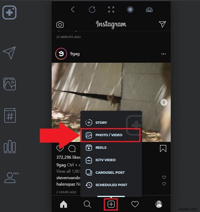 PCからInstagramに動画をアップロードする2つの簡単な方法