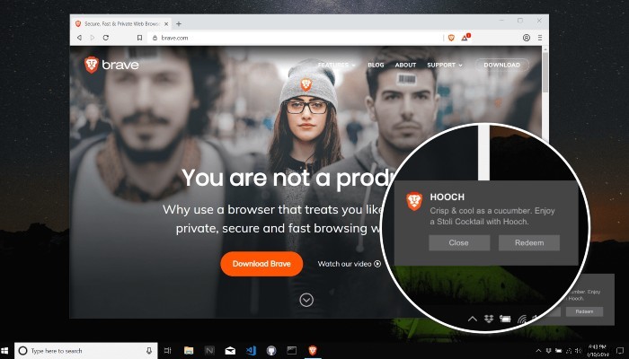 BraveブラウザでWeb閲覧するだけで暗号通貨「BAT」を無料で稼ぐ方法