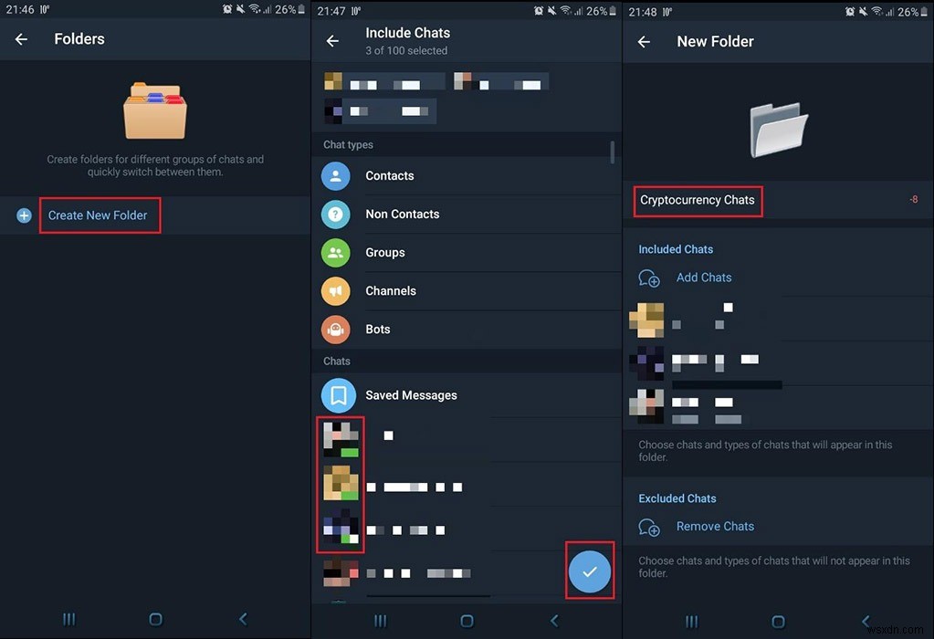Telegramでチャットフォルダを作成して会話を整理する方法