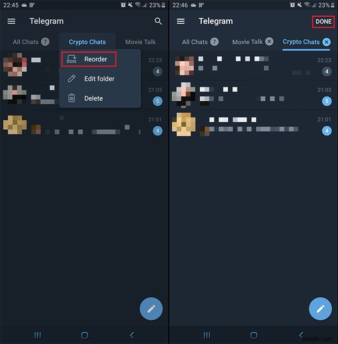 Telegramでチャットフォルダを作成して会話を整理する方法
