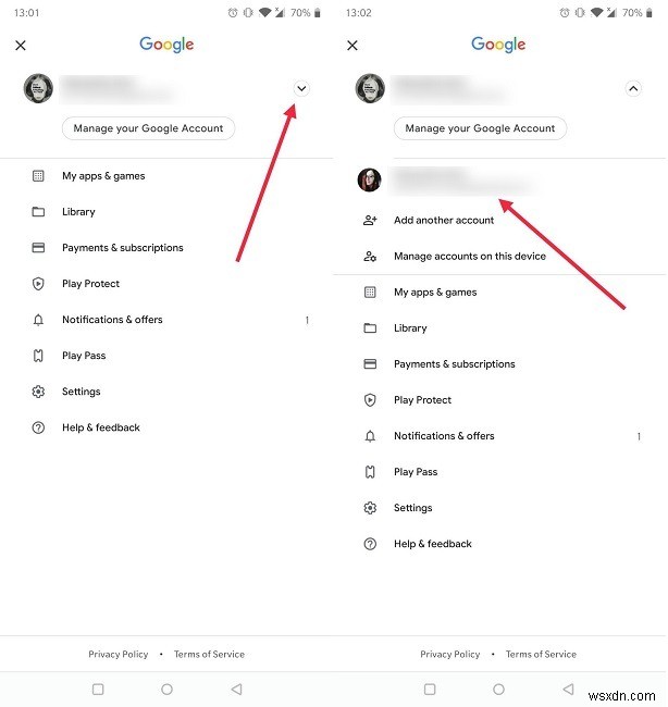 AndroidスマホでGoogleアカウントを追加・削除・切り替える方法