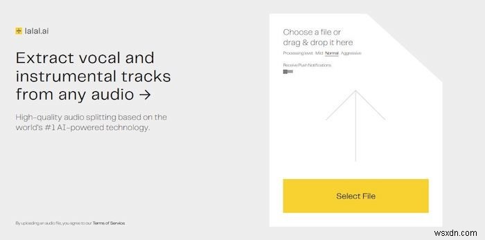 Lalal.aiでAIを使ってボーカルを分離する方法｜ミックス済み楽曲から歌声を抽出