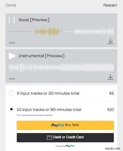 Lalal.aiでAIを使ってボーカルを分離する方法｜ミックス済み楽曲から歌声を抽出