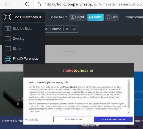 Compariumなら複数ブラウザでのWebサイト表示テストがかんたんにできる