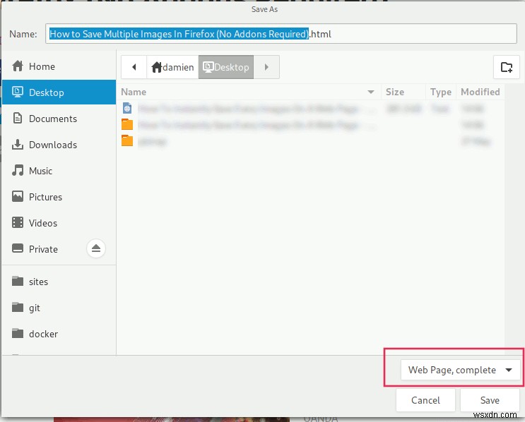 FirefoxでWebページ上のすべての画像を簡単に保存する3つの方法