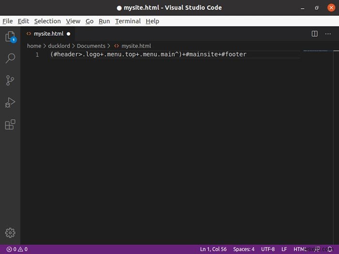 Emmetを使ってHTMLファイルを爆速で作成する方法【VS Code対応】