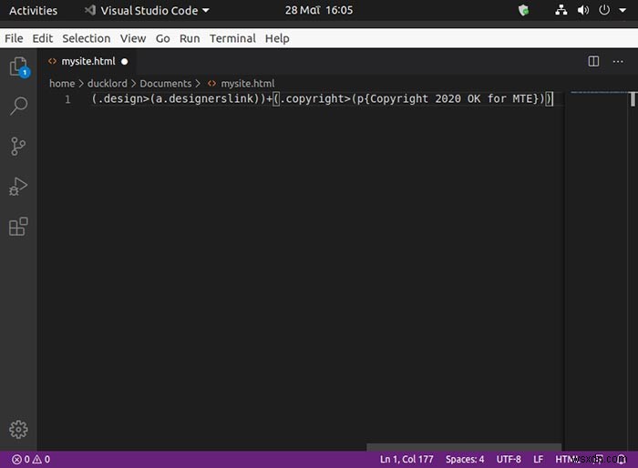 Emmetを使ってHTMLファイルを爆速で作成する方法【VS Code対応】