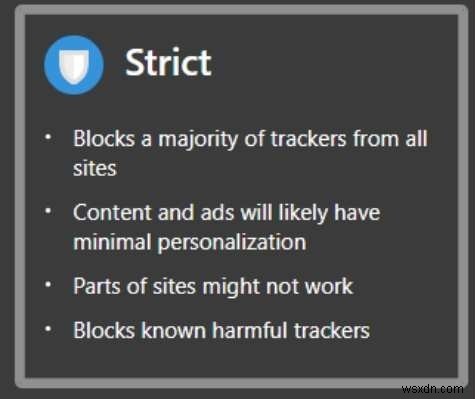Microsoft Edgeのトラッキング防止機能で自分を守る方法