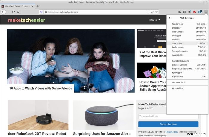 FirefoxのWeb開発ツールでサイトをライブ編集する方法【初心者向け】