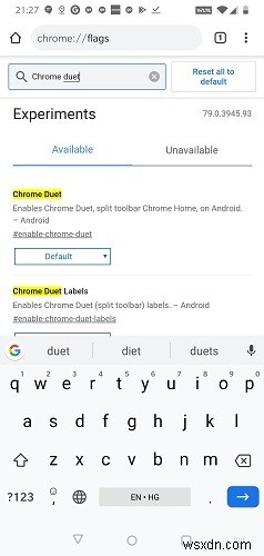Android版Chromeでメニューバーを画面下部に移動する方法