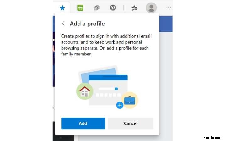 Microsoft Edgeで複数のユーザープロファイルを作成・切り替えて使う方法