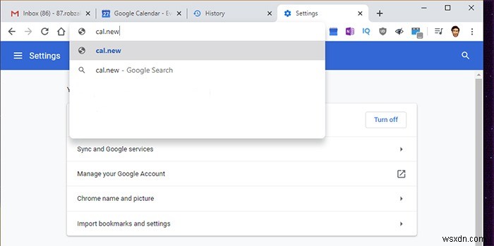 ChromeのオムニボックスからGoogleカレンダーの予定を素早く追加する方法