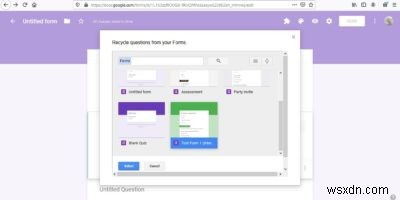 FormRecyclerでGoogleフォームの質問を再利用・結合する方法
