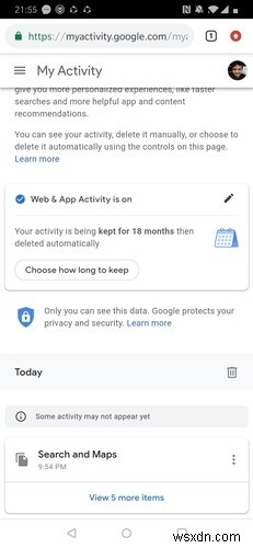 Google ChromeのWebアクティビティ履歴を自動的に削除する設定方法