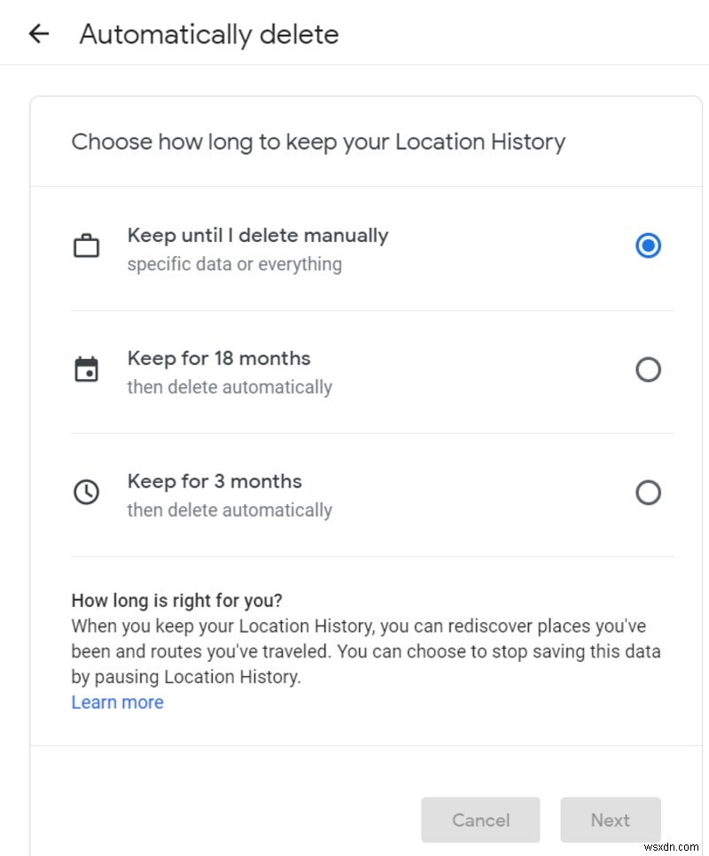 Googleマップで位置情報履歴を自動的に削除する設定方法【Android・ブラウザ対応】