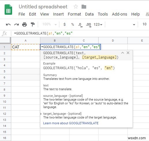 GoogleスプレッドシートでGoogle翻訳を使う方法!GOOGLETRANSLATE関数の基本と応用