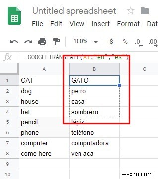 GoogleスプレッドシートでGoogle翻訳を使う方法!GOOGLETRANSLATE関数の基本と応用