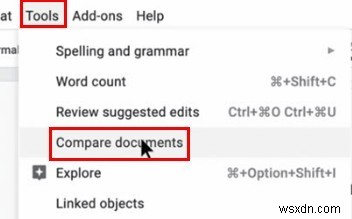 Googleドキュメントで2つのドキュメントを比較する方法