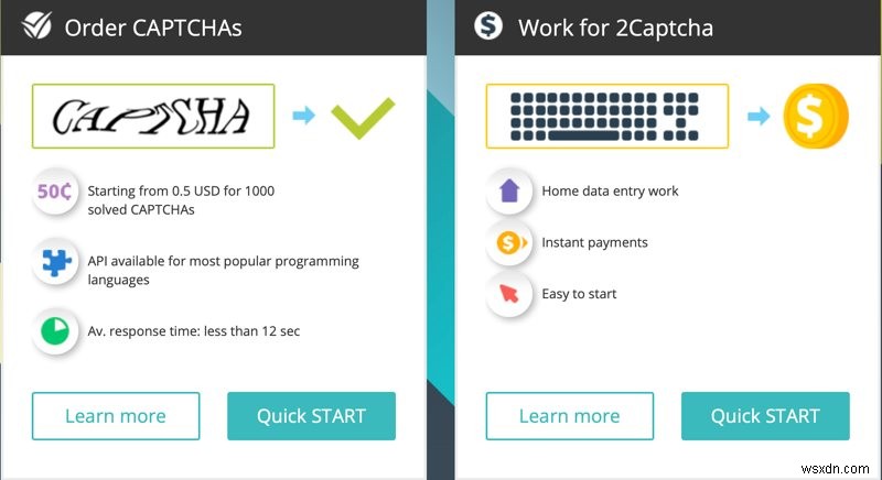 2captchaレビュー – 実在の人間の手でCAPTCHAを突破できるサービス