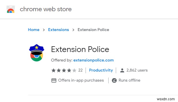 Chrome拡張機能の安全性をチェック!「Extension Police」の使い方と評価の見方